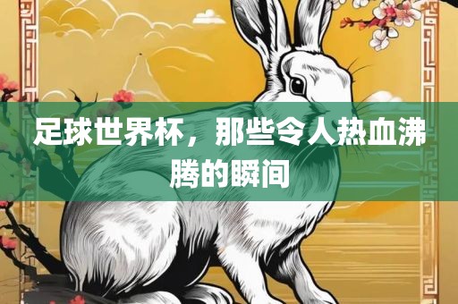 足球世界杯，那些令人热血沸腾的瞬间眉山市正发家政服务有限公司