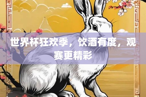 世界杯狂欢季，饮酒有度，观赛更精彩