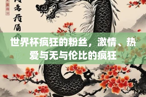 世界杯疯狂的粉丝，激情、热爱与无与伦比的疯狂