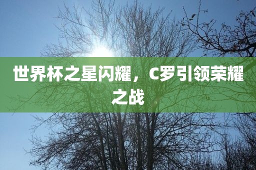世界杯之星闪耀，C罗引领荣耀之战