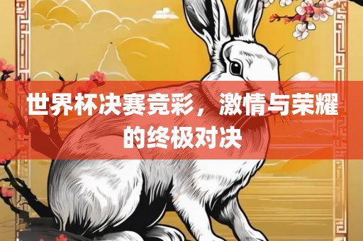 世界杯决赛竞彩，激情与荣耀的终极对决