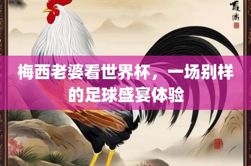 梅西老婆看世界杯，一场别样的足球盛宴体验