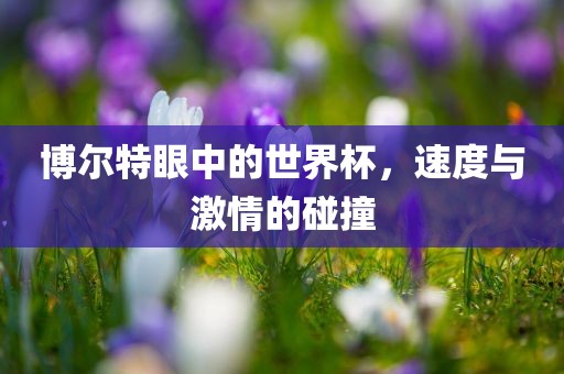 博尔特眼中的世界杯，速度与激情的碰撞