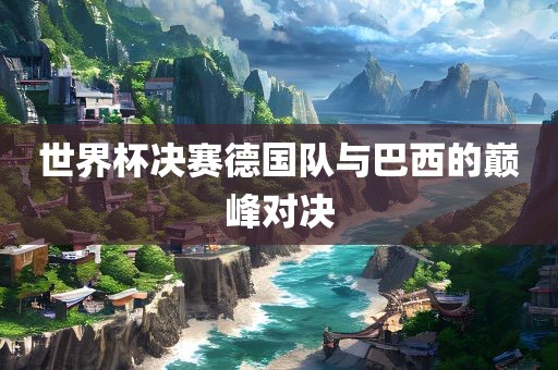世界杯决赛德国队与巴西的巅峰对眉山市正发家政服务有限公司决