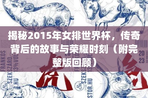 揭秘2015年女排世界杯，传奇背后的故事与荣耀时刻（附完整版回顾）