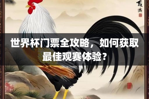 世界杯门票全攻略，如何获取最佳观赛体验？眉山市正发家政服务有限公司