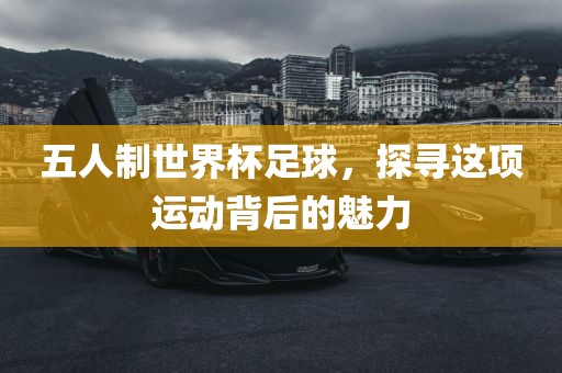 五人制世界杯足球，探寻这项运动背后的魅力眉山市正发家政服务有限公司