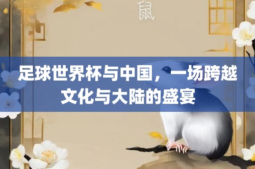 足球世界杯与中国，一场跨越文化与大陆的盛宴