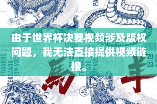 由于世界杯决赛视频涉及版权问题，我无法直接提供视频链接。眉山市正发家政服务有限公司