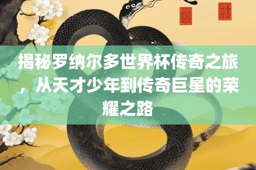 揭秘罗纳尔多世界杯传奇之旅，从天才少年到传奇巨星的荣耀之路眉山市正发家政服务有限公司