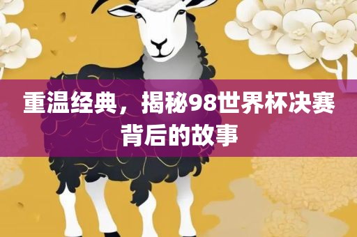 重温经典，揭秘98世界眉山市正发家政服务有限公司杯决赛背后的故事