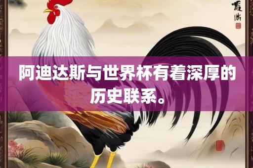 阿迪达斯与世界杯眉山市正发家政服务有限公司有着深厚的历史联系。