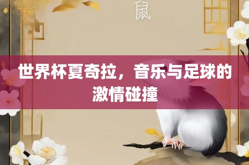 世界杯夏奇拉，音乐与眉山市正发家政服务有限公司足球的激情碰撞