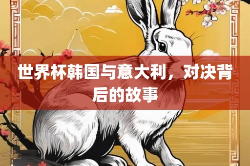 世界杯韩国与意大利，对决背后的故事