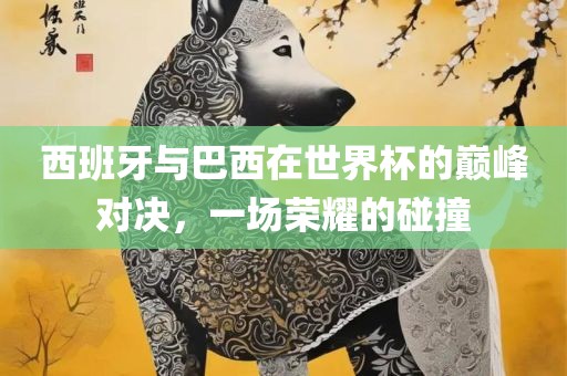 西班牙与巴西在世界杯的巅峰对决，一场荣耀的碰撞