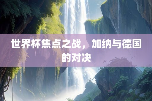 世界杯焦点之战，加纳与德国的对决眉山市正发家政服务有限公司