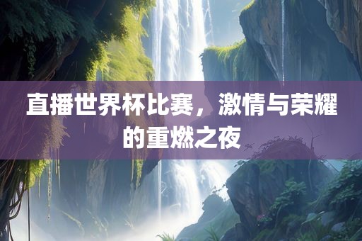 直播世界杯比赛，激情与荣耀的重燃之夜眉山市正发家政服务有限公司
