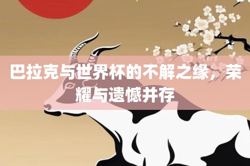 眉山市正发家政服务有限公司巴拉克与世界杯的不解之缘，荣耀与遗憾并存