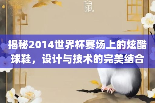 揭秘2014世界杯赛场上的炫酷球鞋，设计与技术的完美结合