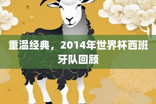 重温经典，2014年世界杯西班牙队回顾