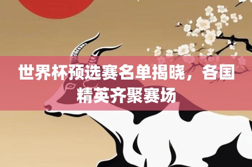 世界杯预选赛名单揭晓，各国精英齐聚赛场