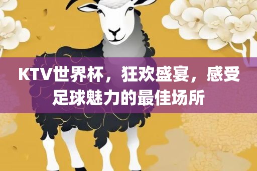 KTV世界杯，狂欢盛宴，感受足球魅力的最佳场所