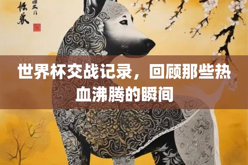 世界杯交战记录，回顾那些热血沸腾的瞬间