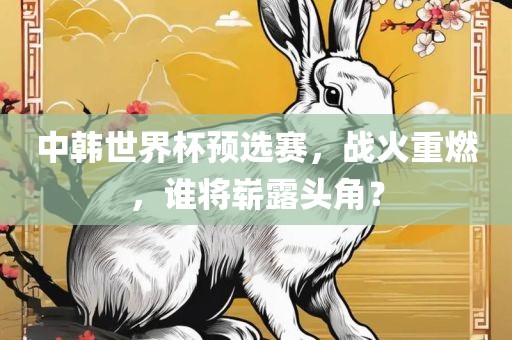 中韩世界杯预选赛，战火重燃，谁将崭露头角？