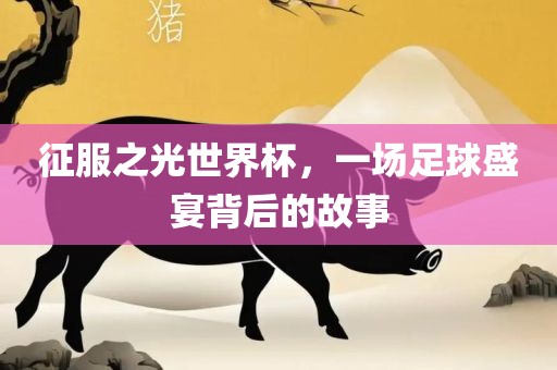 征服之光世界杯，一场足球盛宴背后的故事