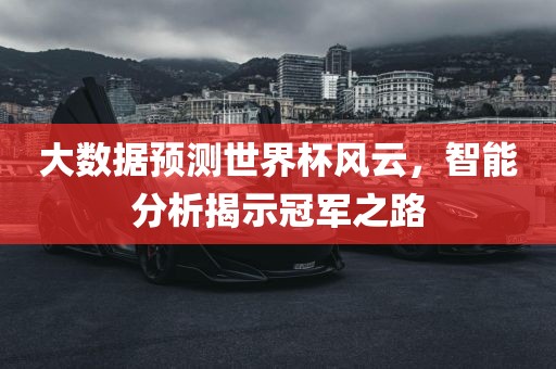 大数据预测世界杯风云，智能分析揭示冠军之路
