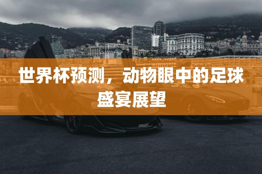 世界杯预测，动物眼中的足球盛宴展望