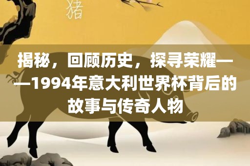 揭秘，回顾历史，探寻荣耀——1994年意大利世界杯背后的故事与传奇人物