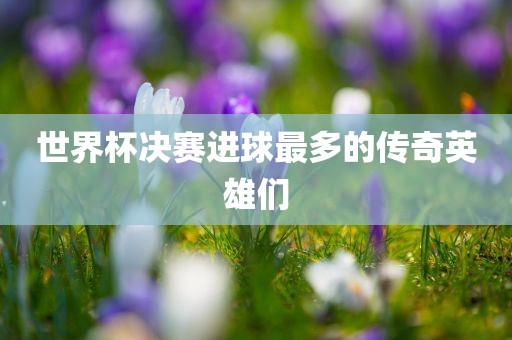 世界杯决赛进球最多的传奇英雄们