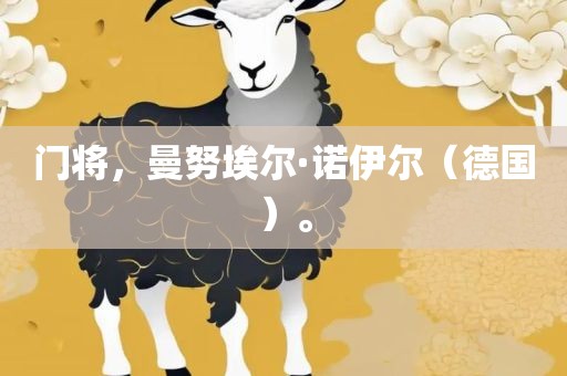 门将，曼努埃尔·诺伊尔（德国）。