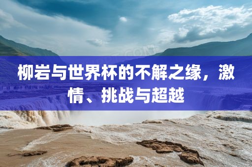 柳岩与世界杯的不解之缘，激情、挑战与超越