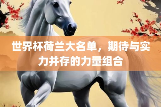 世界杯荷兰大名单，期待与实力并存的力量组合