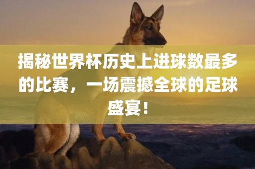 揭秘世界杯历史上进球数最多的比赛，一场震撼全球的足球盛宴！