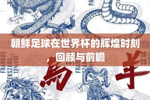 朝鲜足球在世界杯的辉煌时刻，回顾与前瞻