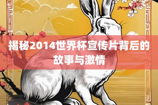 揭秘2014世界杯宣传片背后的故事与激情