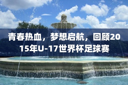 青春热血，梦想启航，回顾2015年U-17世界杯足球赛