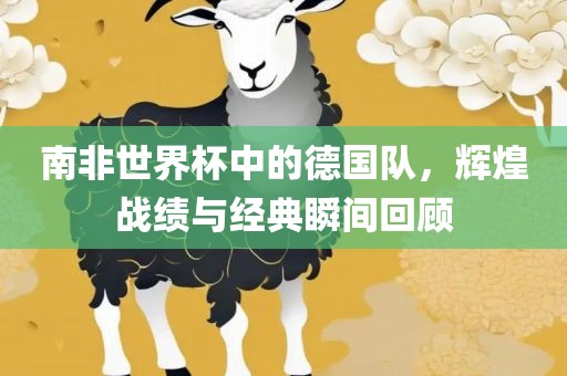 南非世界杯中的德国队，辉煌战绩与经典瞬间回顾