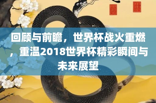 回顾与前瞻，世界杯战火重燃，重温2018世界杯精彩瞬间与未来展望