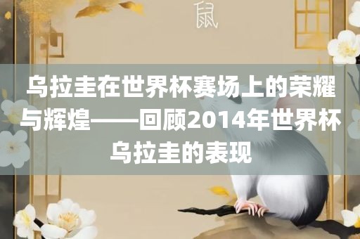 乌拉圭在世界杯赛场上的荣耀与辉煌——回顾2014年世界杯乌拉圭的表现