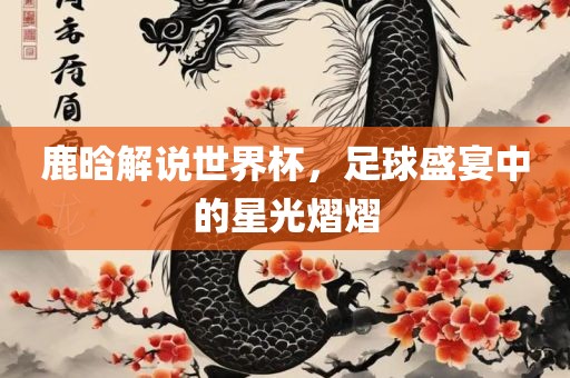 鹿晗解说世界杯，足球盛宴中的星光熠熠眉山市正发家政服务有限公司
