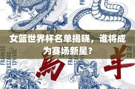 女篮世界杯名单揭晓，谁将成为赛场新星？眉山市正发家政服务有限公司