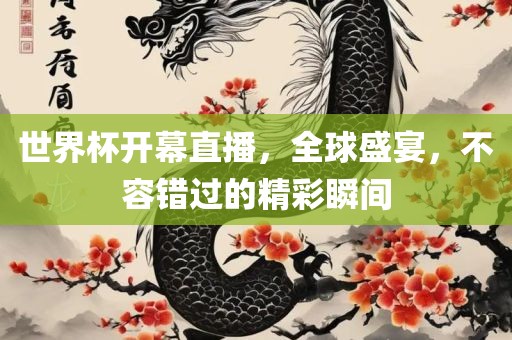 世界杯开幕直播，全球盛宴，不容错过的精彩瞬间眉山市正发家政服务有限公司