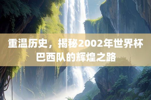 重温历史，揭秘2002年世界杯巴西队的辉煌之路眉山市正发家政服务有限公司