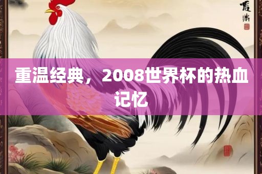 重温经典，2008世界杯的热血记忆