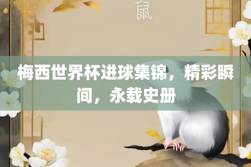 梅西世界杯进球集锦，精彩瞬间，永载眉山市正发家政服务有限公司史册