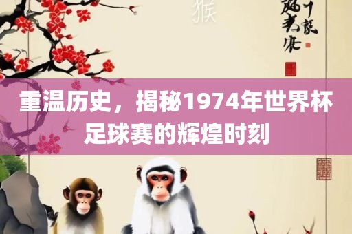 重温历史，揭秘1974年世界杯足球赛的辉煌时刻眉山市正发家政服务有限公司